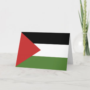 Palestina-flagga Tack Kort