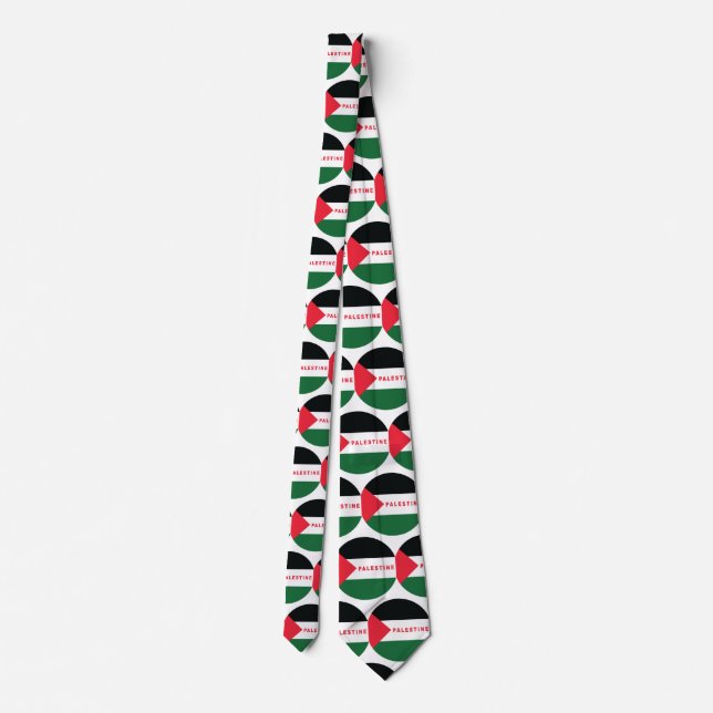 Palestina Flagga Tie Slips (Baksida)