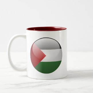 Palestina flagga Två-Tonad mugg