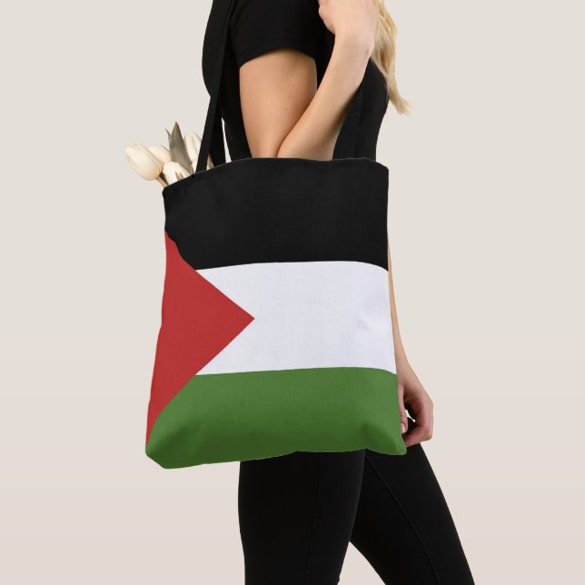 Palestina-flagga Tygkasse (Närbild)