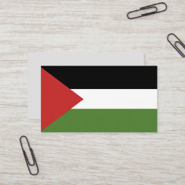Palestina-flagga Visitkort