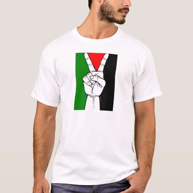 PALESTINA FLAGGAFREDSTECKEN TEE (Framsida)