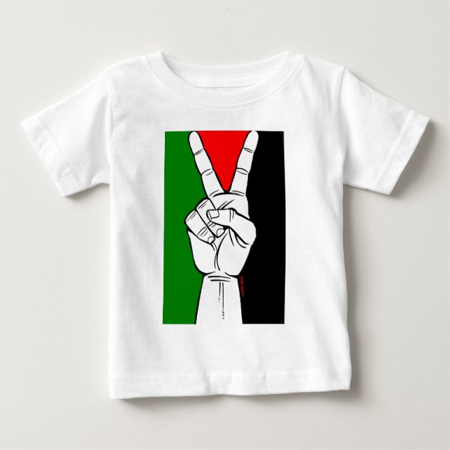 PALESTINA FLAGGAFREDSTECKEN TRÖJA (Framsida)