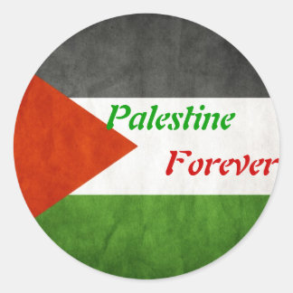 Palestina Forever Sticker Runt Klistermärke