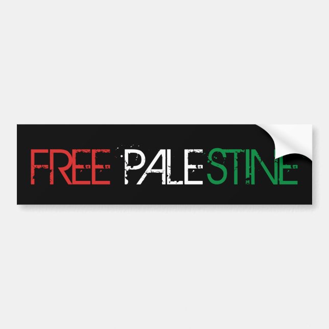 Palestina frihet bildekal (Framsidan)