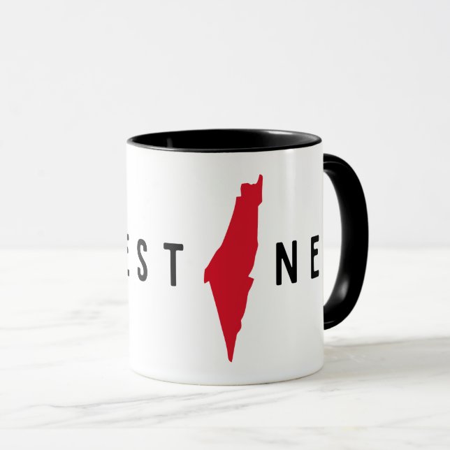 Palestina Fritt Palestina Fria Gaza Mugg (Framsida höger)
