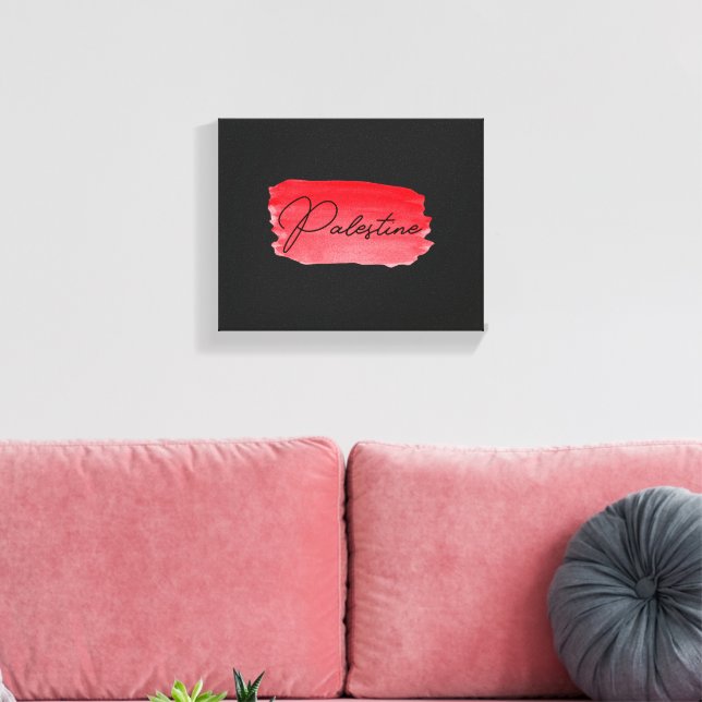 Palestina, Gaza fritt Canvastryck (Insitu (Vardagsrum))