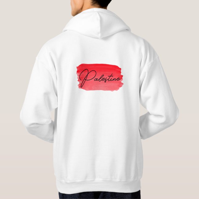 Palestina, Gaza fritt Hoodie (Baksida)