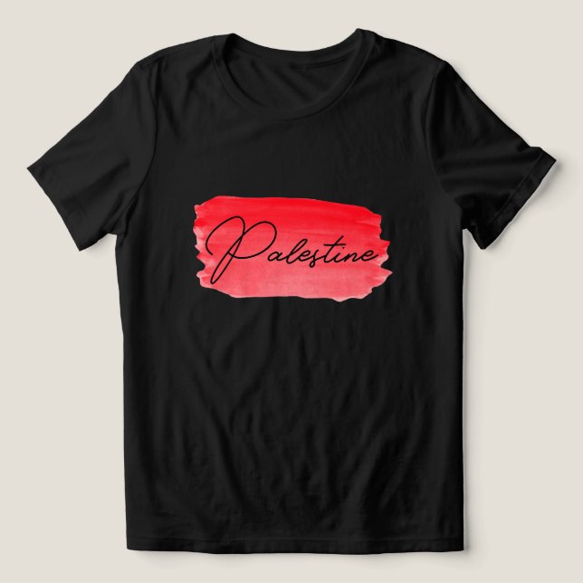 Palestina, Gaza fritt T Shirt (Design Framsida)