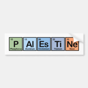 Palestina gjorde av inslag bildekal