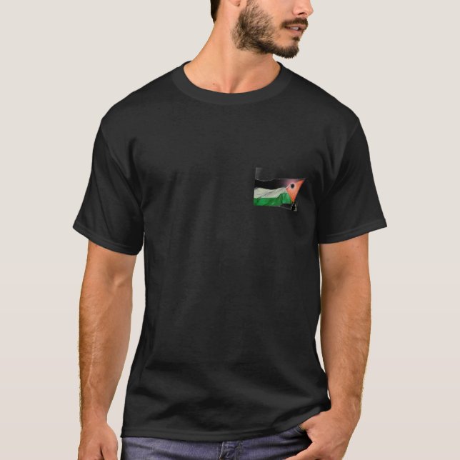 Palestina gjorde i palestine tee shirt (Framsida)