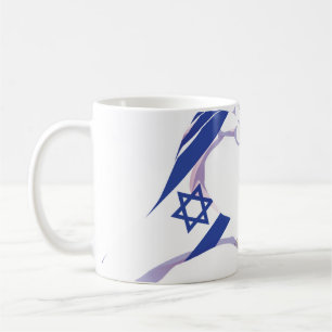 Palestina Israel Israels Kärlek Heart Kaffemugg
