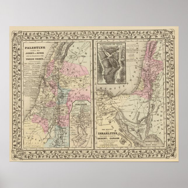 Palestina, israeler poster (Framsidan)