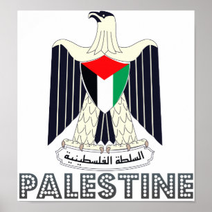 Palestina Jackar om Arm Poster