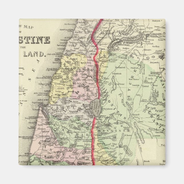 Palestina, Jerusalem 2 Magnet (Framsidan)