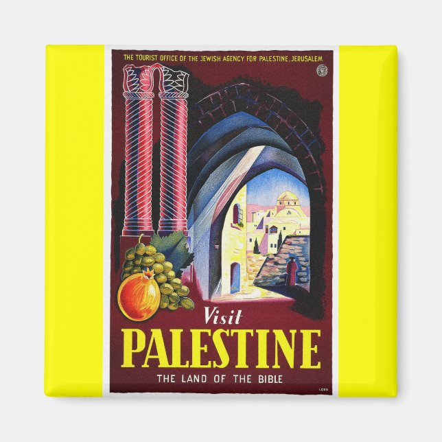 Palestina, Jerusalem Magnet (Framsidan)