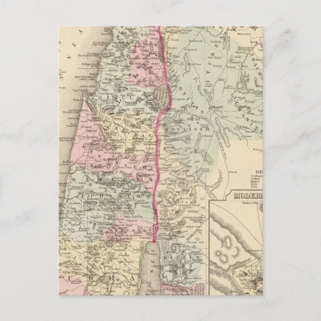 Palestina, Jerusalem Vykort (Framsida)