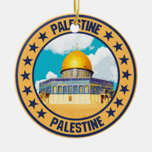Palestina Julgransprydnad Keramik
