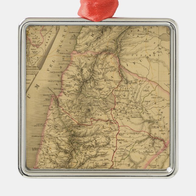 Palestina Julgransprydnad Metall (Framsidan)