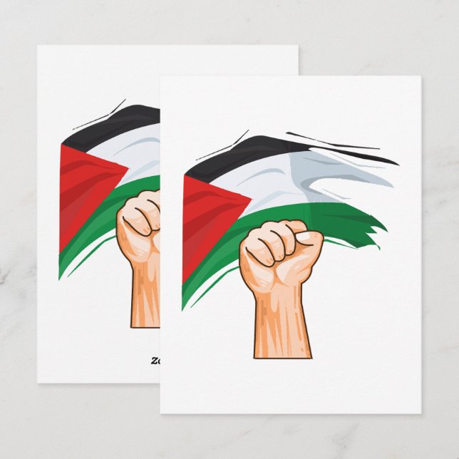 Palestina Julkort (Fram/baksida)