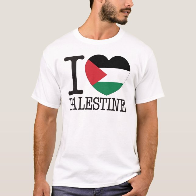 Palestina kärlek v2 tee shirt (Framsida)
