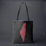 Palestina Karta fullt Watermelons | Gratis palesti Tygkasse<br><div class="desc">Efter sex dagar krig 1967 förbjöd den israeliska regeringen den palestinska flagga. Vattenmelonen tog sin ställe på grund av att den delade flagga färg: rött, svart, vitt och grönt. Frukten kan ses från Gazas stenmurar till Ramallahs gallerier, som antyder Palestinas politiska historia. Den palestinska fullt Karta i Watermelons är designad...</div>