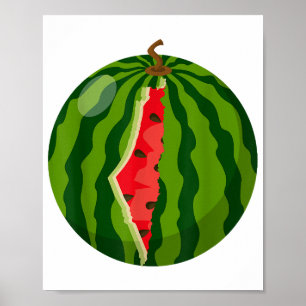 Palestina Karta Watermelon Arabiska calligrafi Poster
