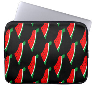 Palestina Karta Watermelon frihetssymbol Laptop Fodral