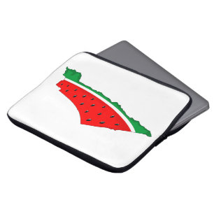 Palestina Karta Watermelon frihetssymbol Laptop Fodral