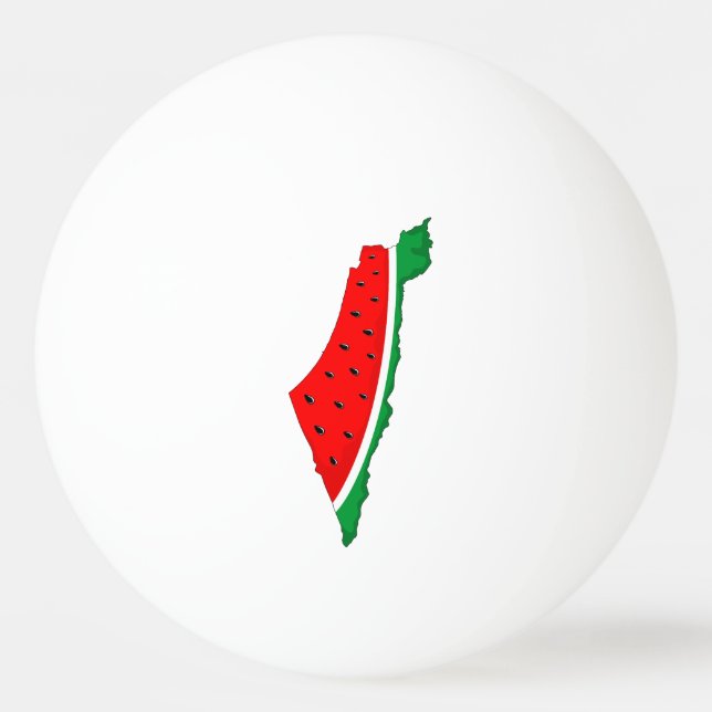 Palestina Karta Watermelon frihetssymbol Pingisboll (Framsidan)