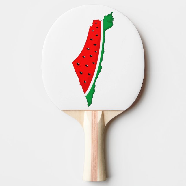 Palestina Karta Watermelon frihetssymbol Pingisracket (Framsidan)