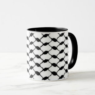 Palestina Keffiyeh Mugg