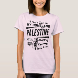Palestina kommer alltid att leva i mitt Blk T Shirt