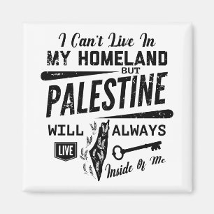 Palestina kommer alltid att leva inuti mig magnet