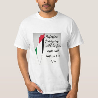 Palestina kommer att vara fritt i morgon. t shirt