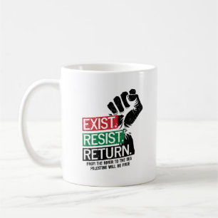 Palestina kommer att vara fritt kaffemugg