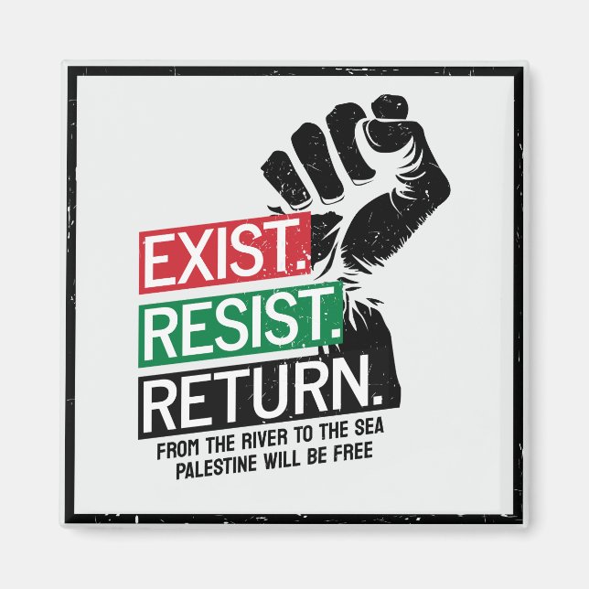 Palestina kommer att vara fritt magnet (Framsidan)