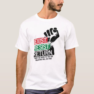Palestina kommer att vara fritt t shirt
