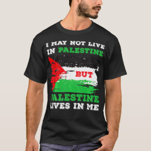 Palestina lever i Flagga Palestina T Shirt
