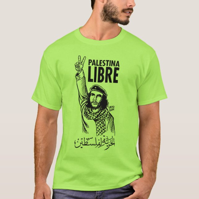 Palestina Libre T Shirt (Framsida)