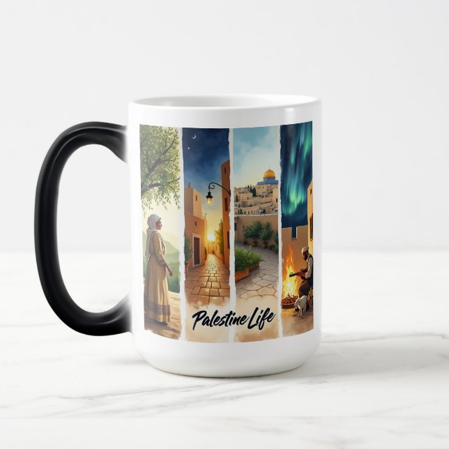 Palestina Life Magisk Mugg (Vänster)