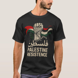 Palestina motstånd t-shirt