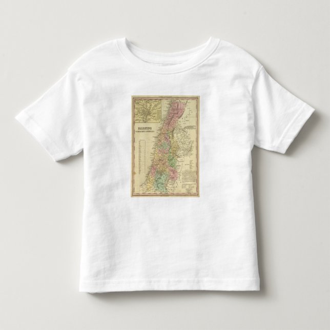 Palestina & närgränsande länder t-shirt (Framsida)