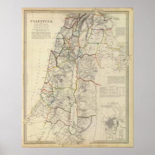 Palestina närgränsande områden poster