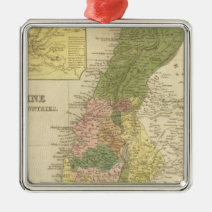 Palestina och angränsande Land Julgransprydnad Metall