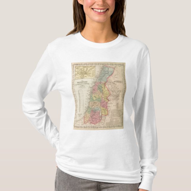 Palestina och närgränsande länder 2 t-shirt (Framsida)