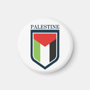 Palestina och Palestina-flagga Magnet