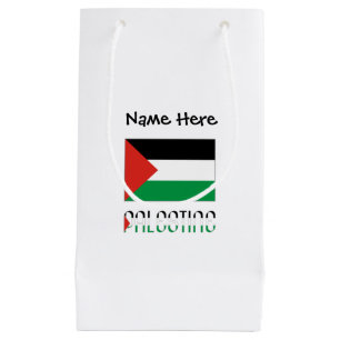 Palestina och Palestina Flagga med ditt namn