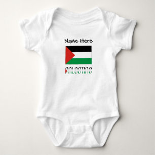 Palestina och Palestinska flaggan med ditt namn T Shirt