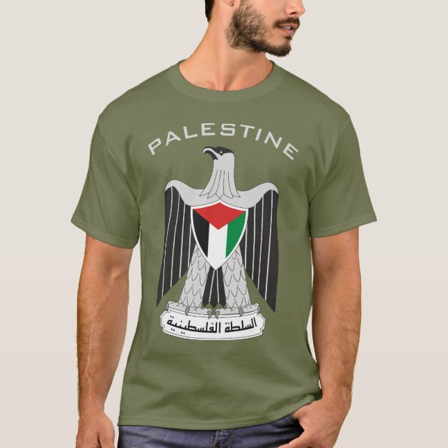 Palestina örn tee shirt (Framsida)
